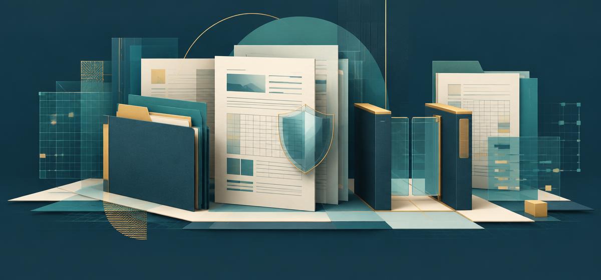 Controlled documents, secure folders and access permissions for responsible data handling